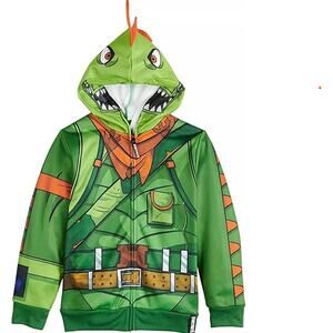 FORTNITE Boys Officially Licensed Rex Hoodie Size‎ M $58 MSRP